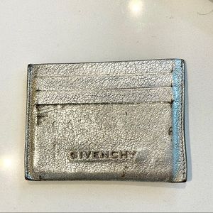 Givenchy Card Case Holder, Silver